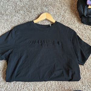 Karl Lagerfeld Paris Black Tee